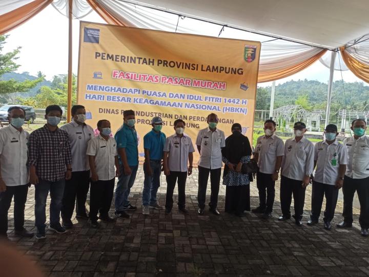 Pemprov Lampung Gelar Pasar Murah di 2 Titik di Pringsewu